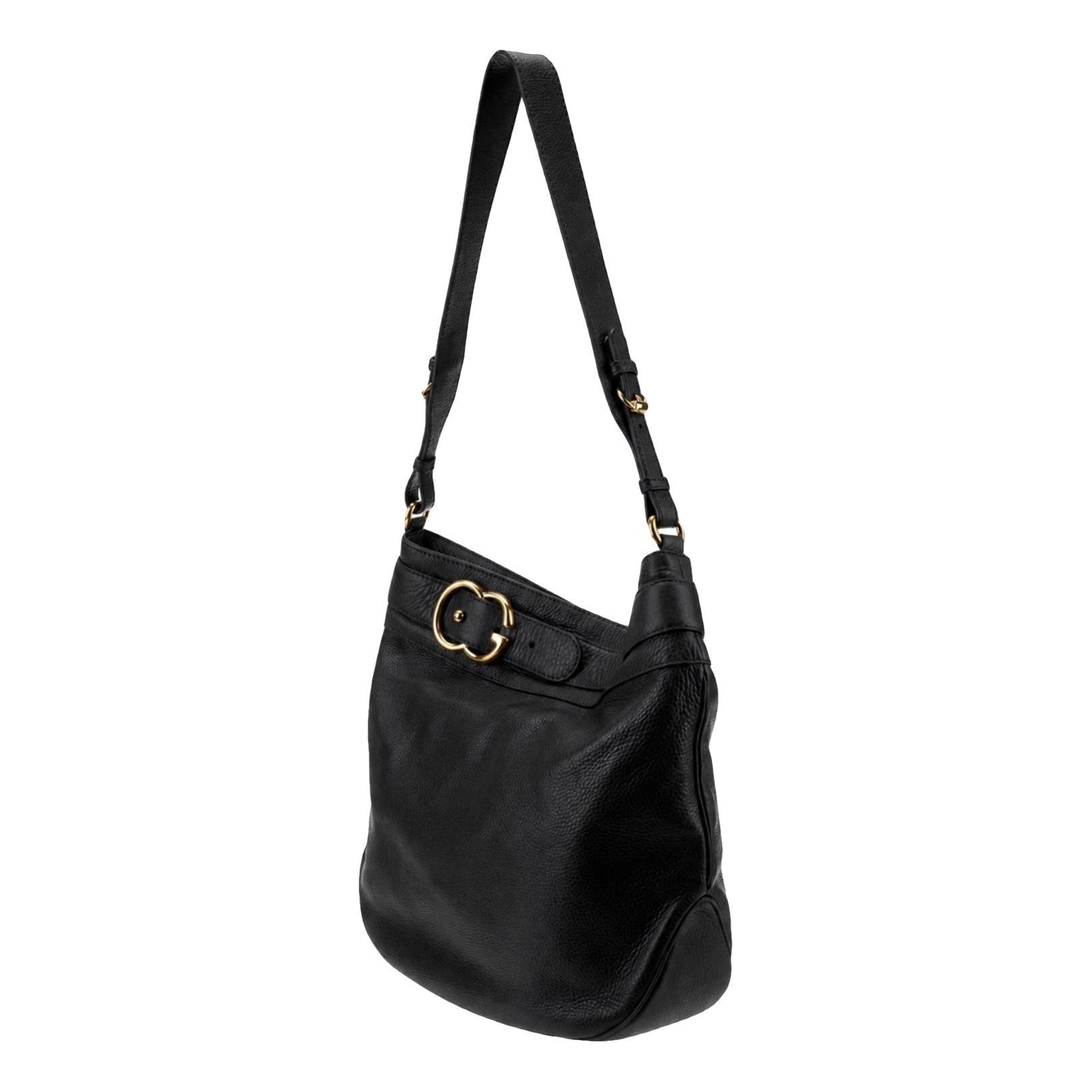 Hobo leather crossbody bag