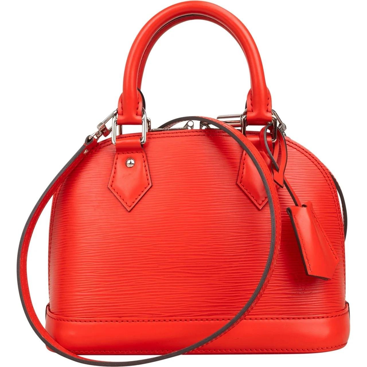 Louis Vuitton Alma leather handbag