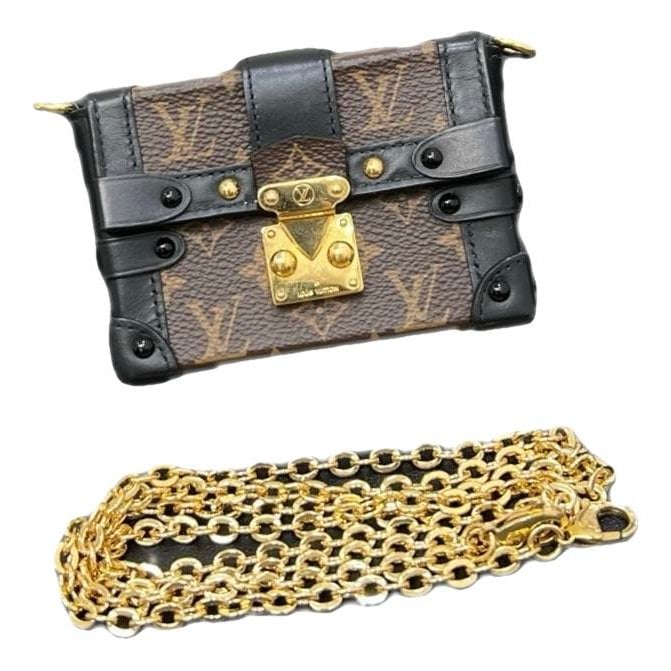 Louis Vuitton Petite Malle leather handbag