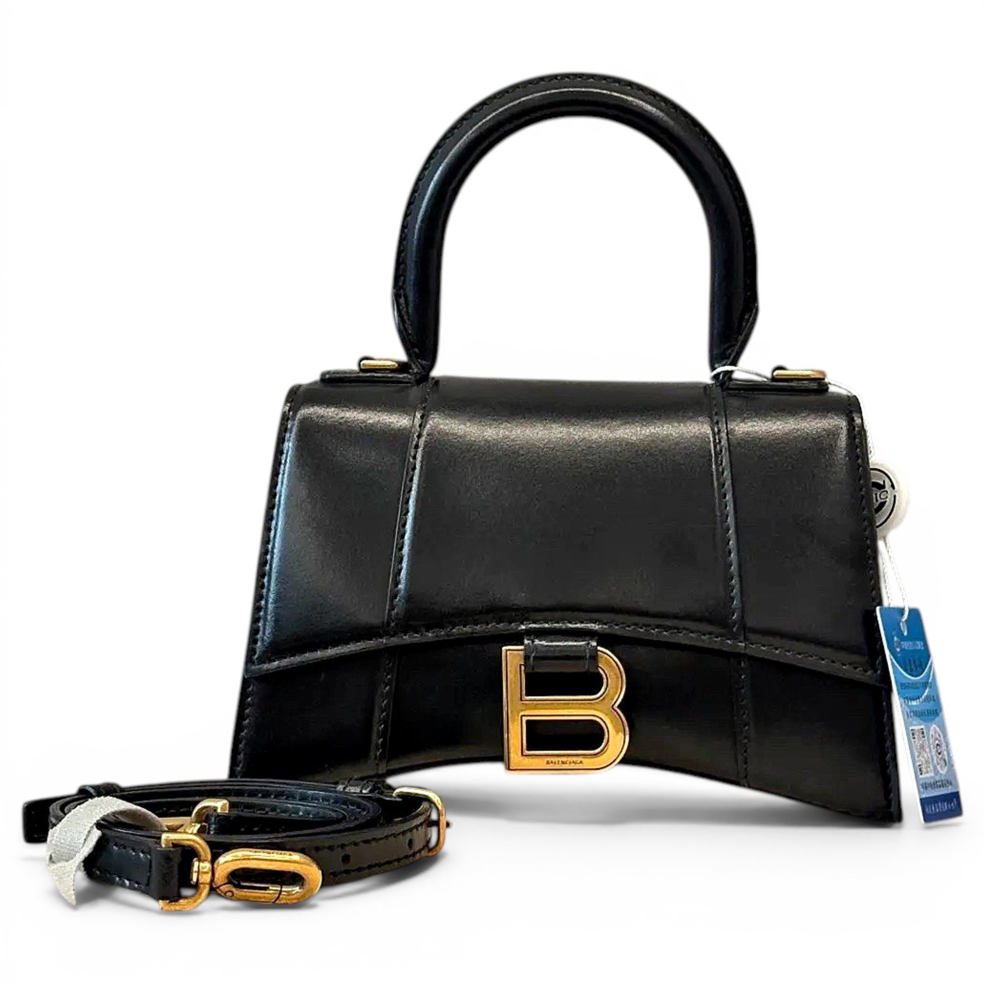Balenciaga Hourglass leather crossbody bag