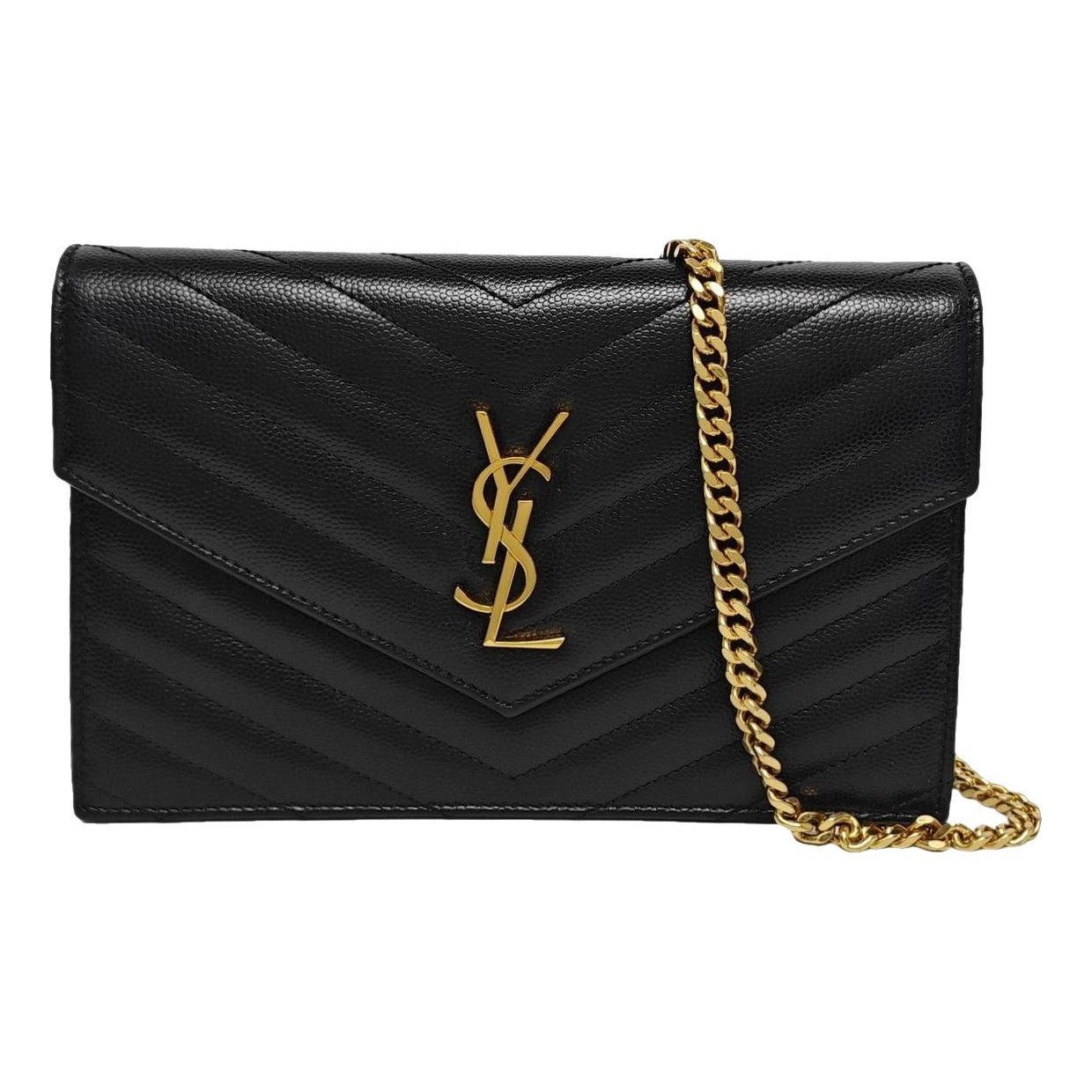 Baby monogramme leather handbag