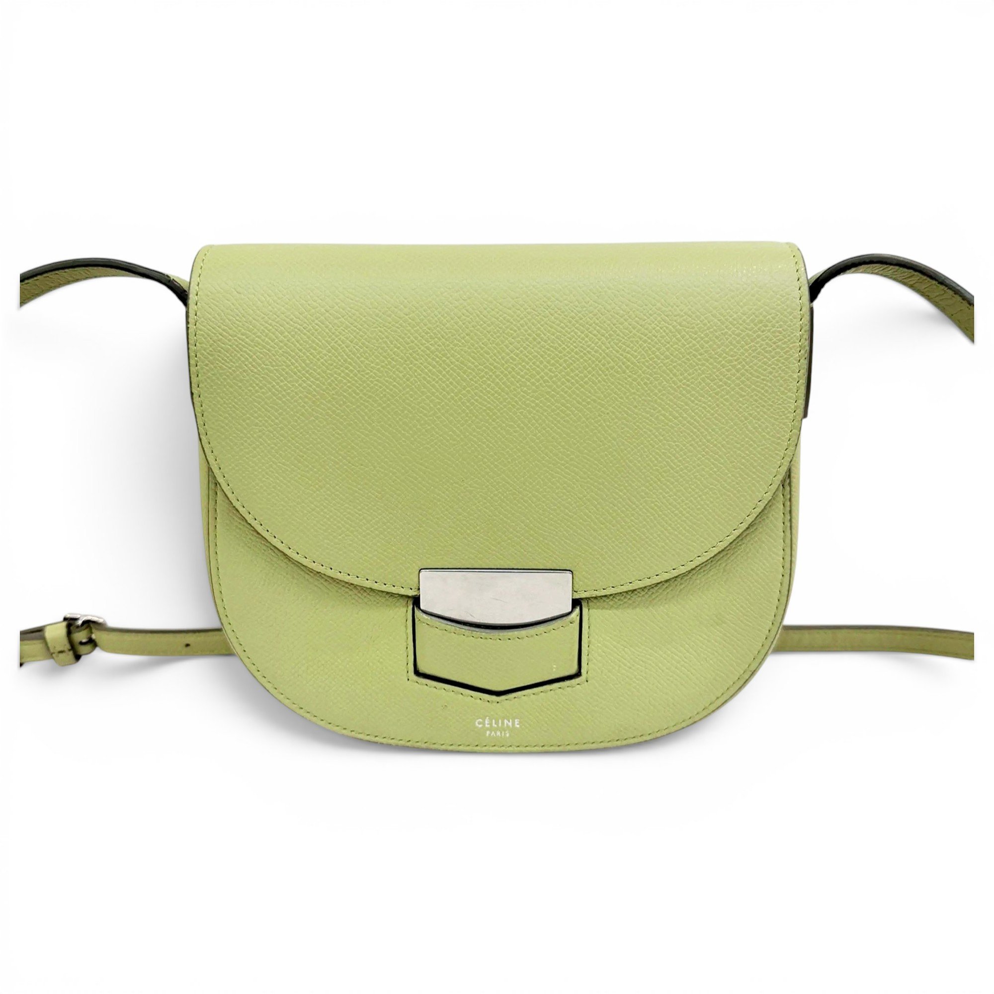 Trotteur leather crossbody bag