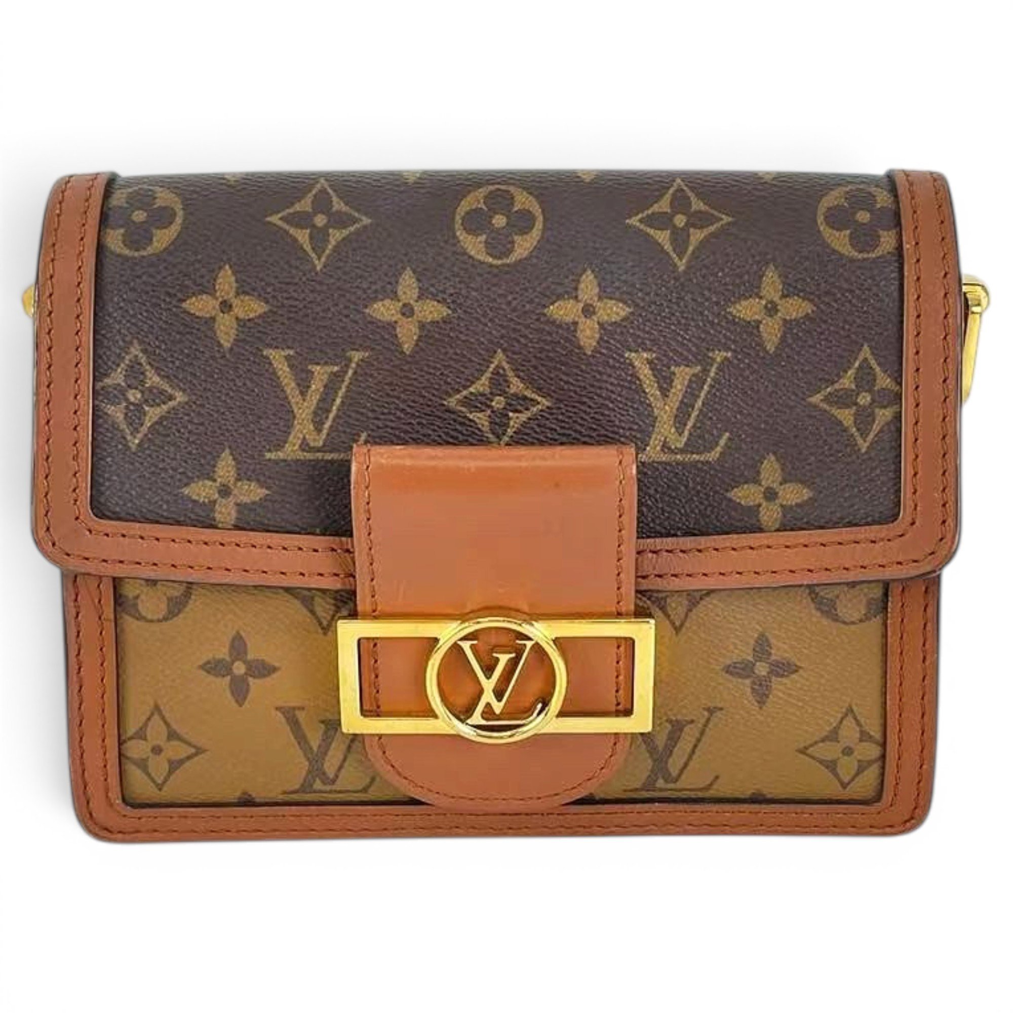 Dauphine leather handbag