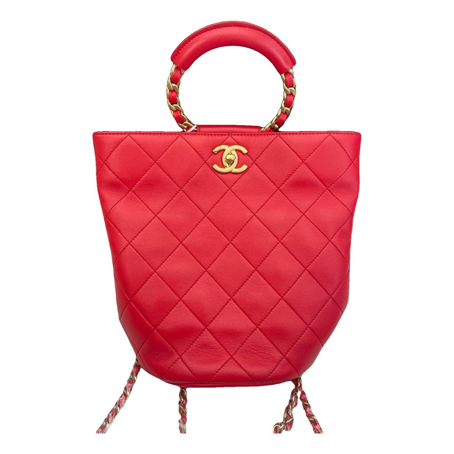 Leather backpack