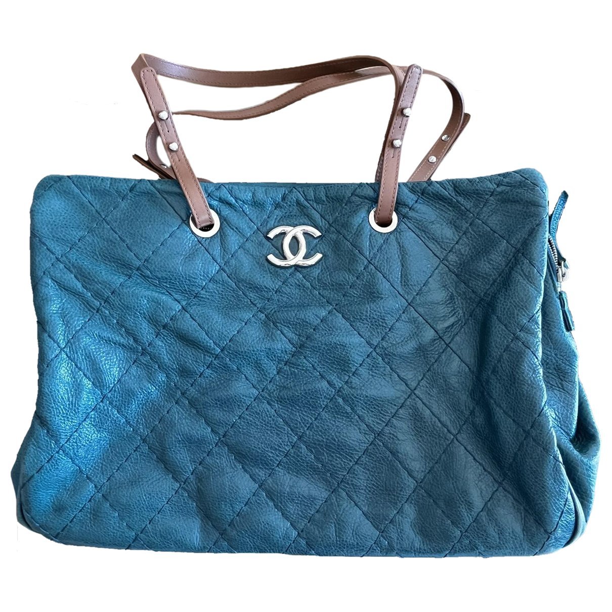 Leather tote