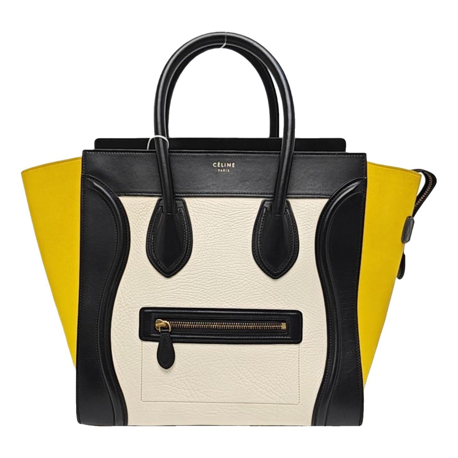 Luggage leather handbag
