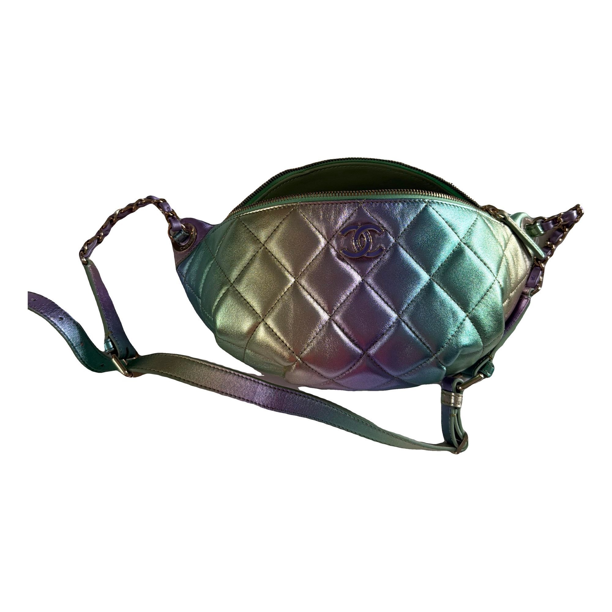 Leather travel bag