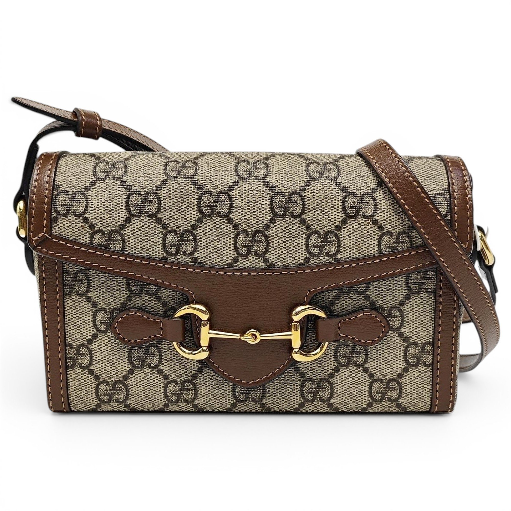 Handle Horsebit 1955 leather handbag
