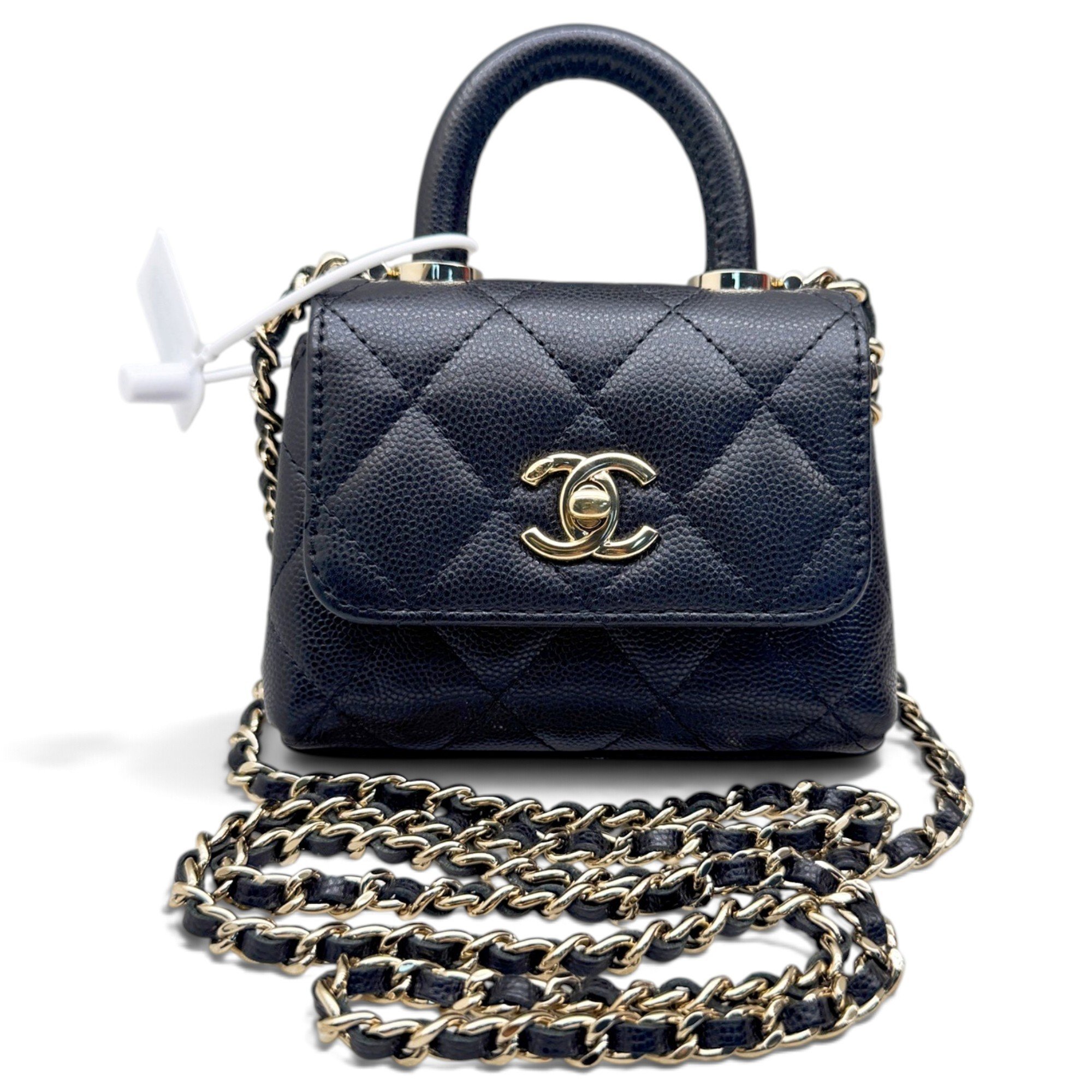 Coco Handle leather handbag