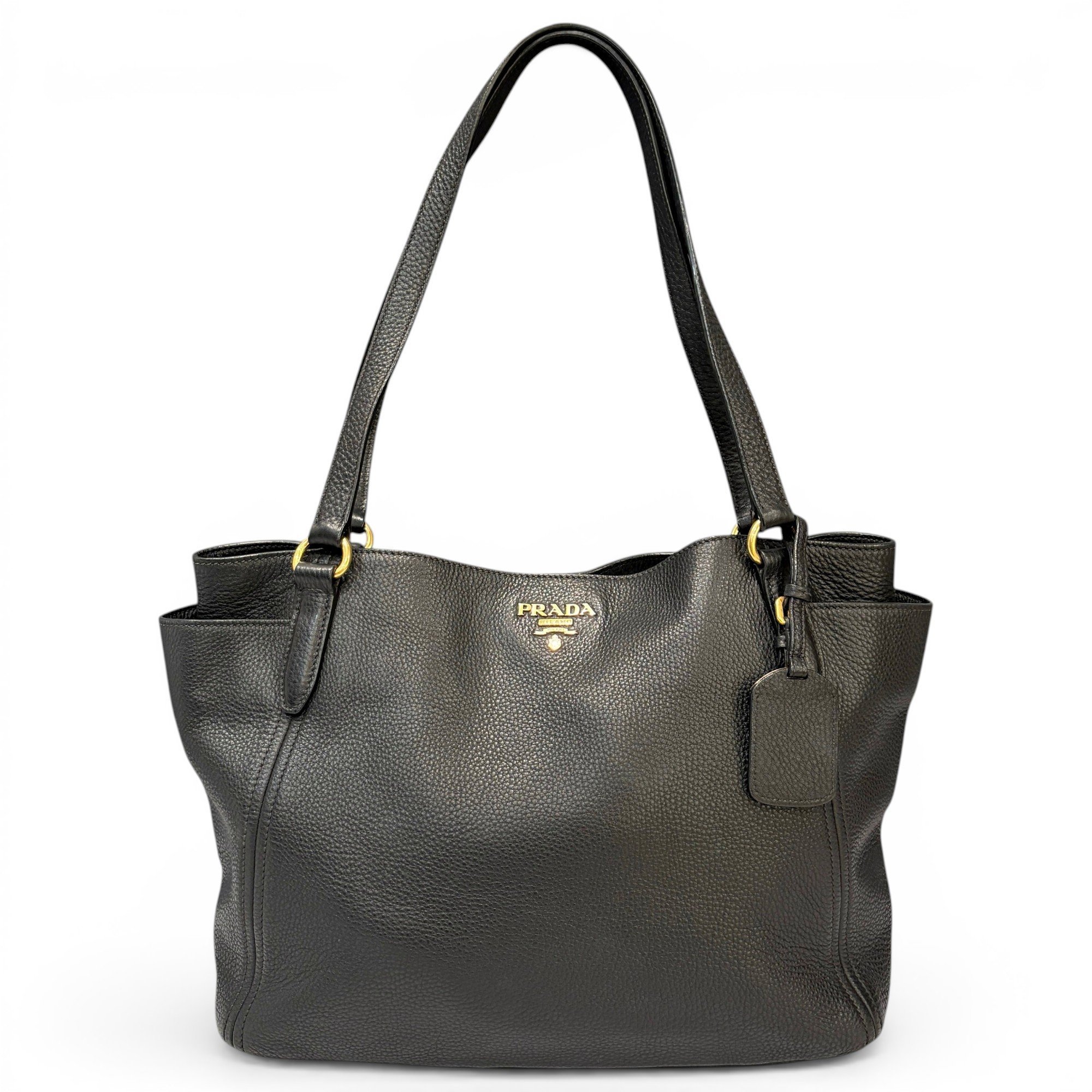 Prada Pony-style calfskin tote
