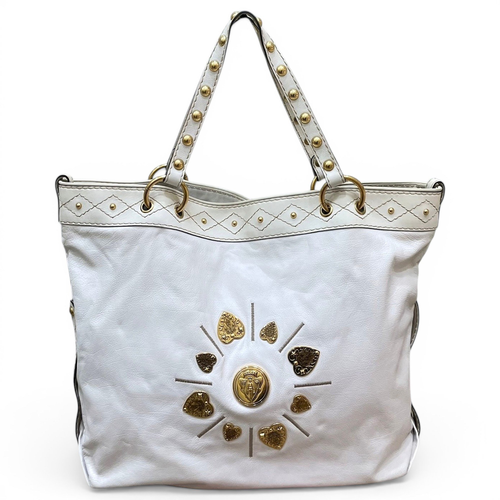 Leather tote