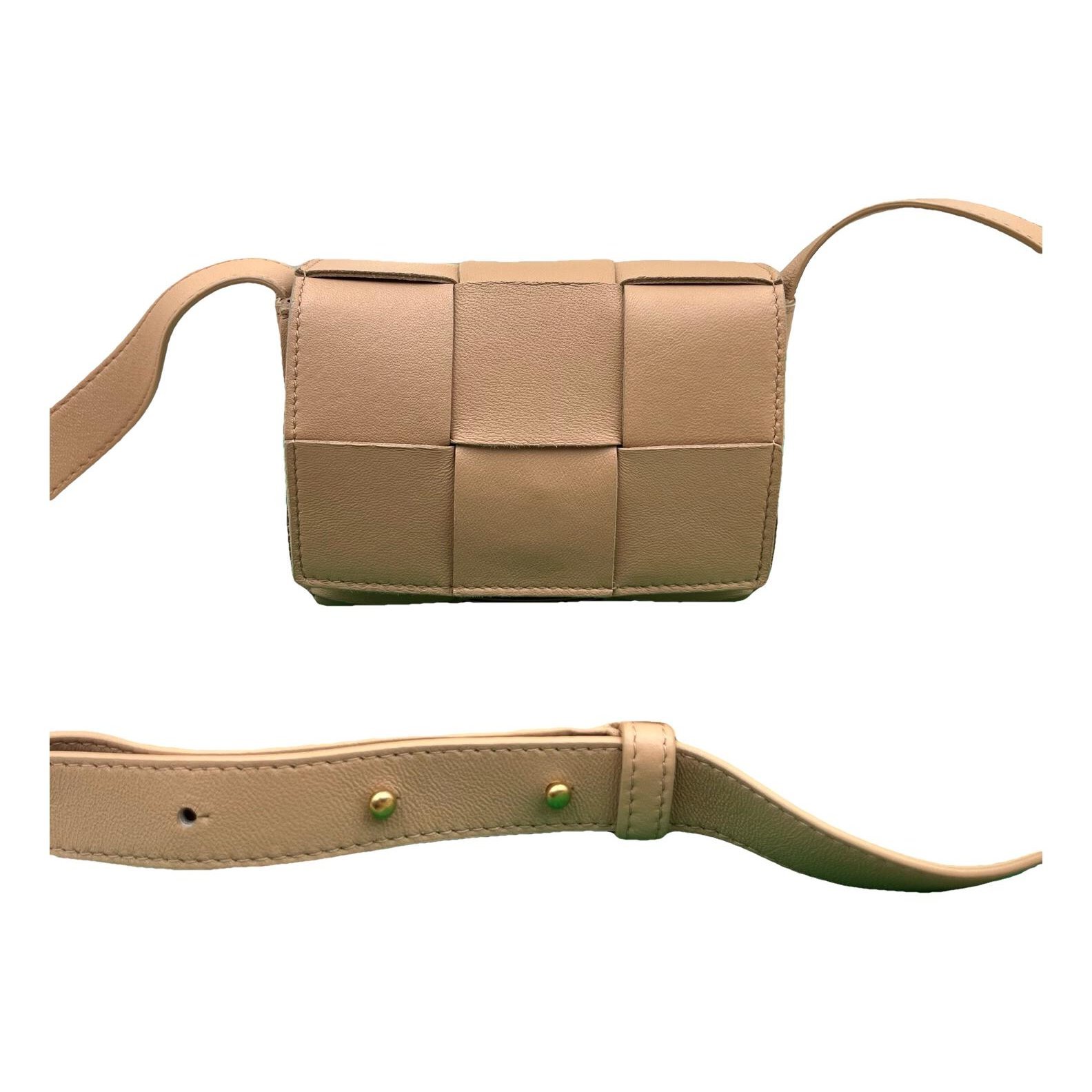 Cassette leather crossbody bag