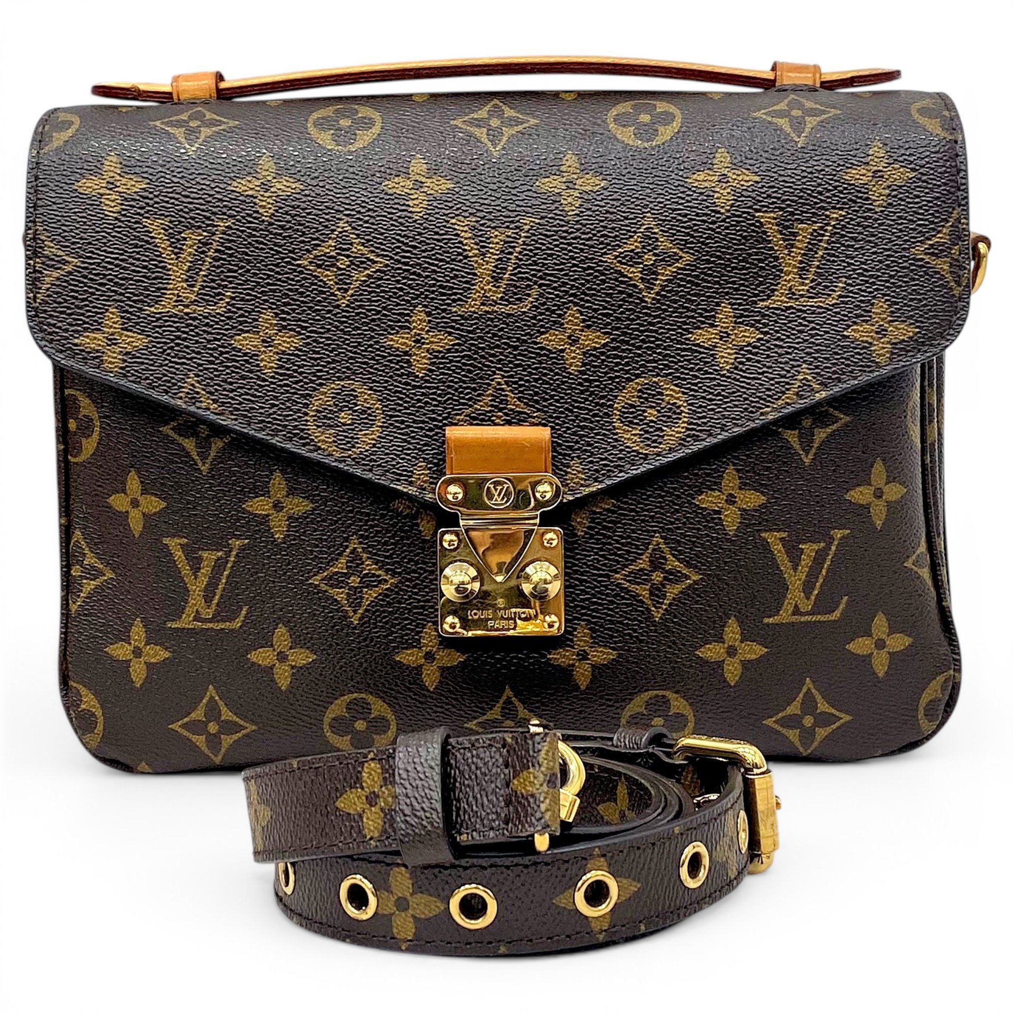 Metis leather handbag