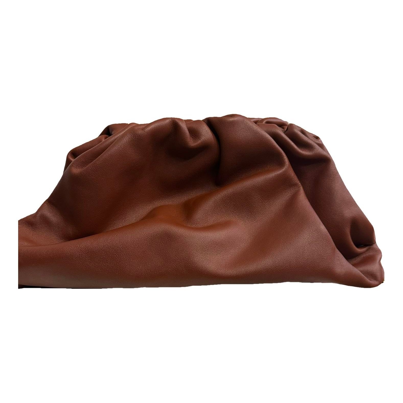 Pouch leather handbag