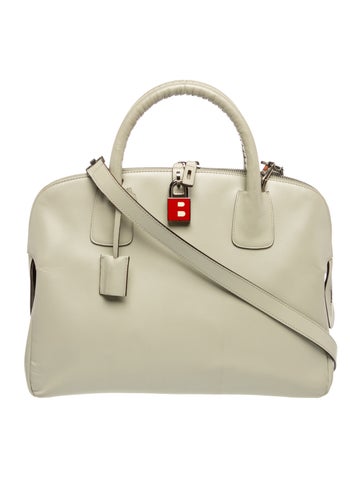 Leather Top Handle Bag