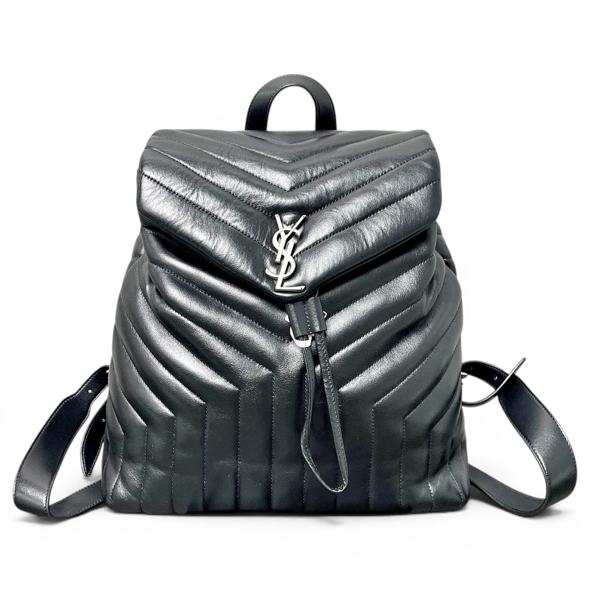 Loulou leather backpack