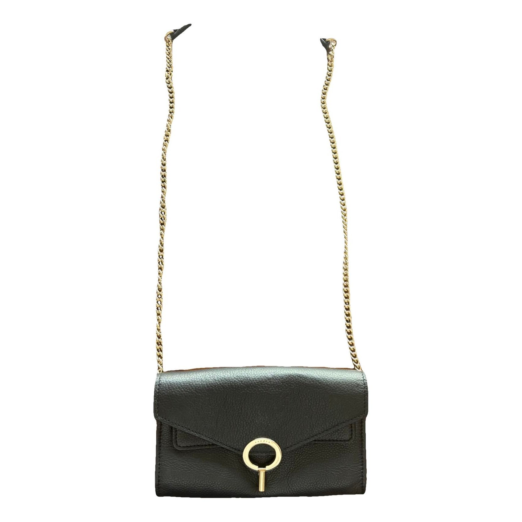 Yza leather clutch bag