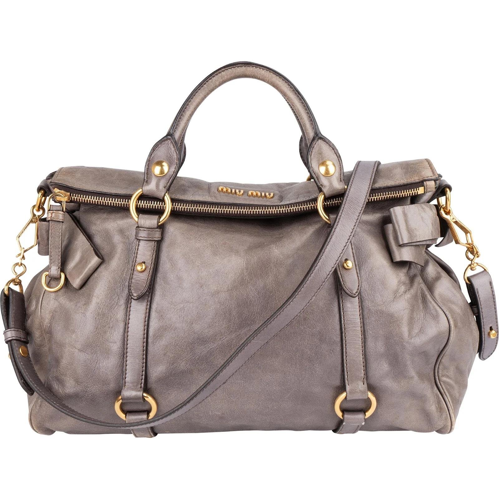 Vitello leather handbag