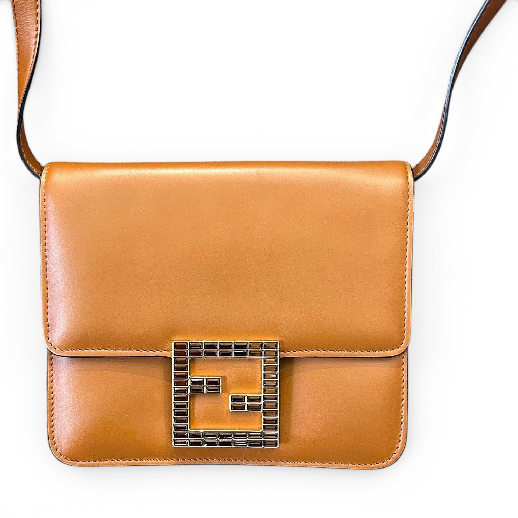 Kan I leather crossbody bag