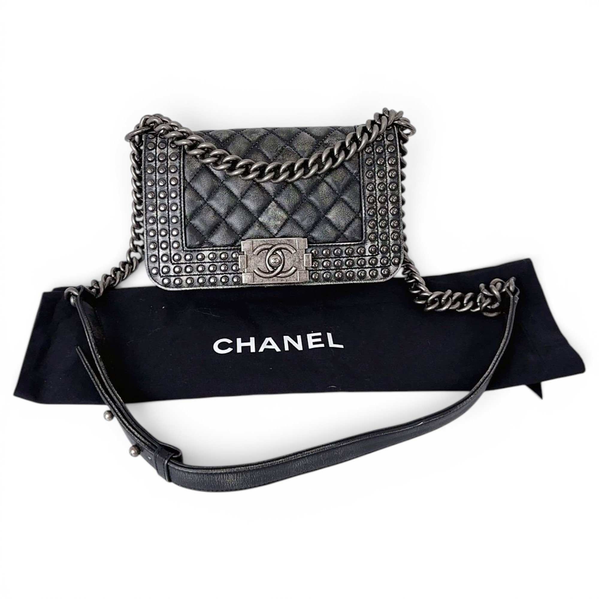 Boy leather handbag