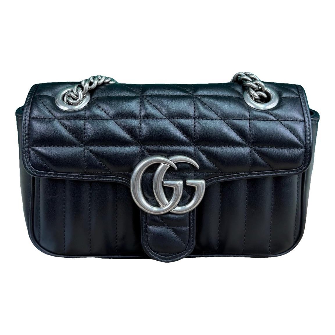 GG Marmont Flap leather crossbody bag