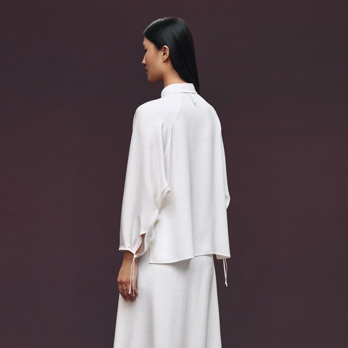Blanc Cassé Silk Blouse