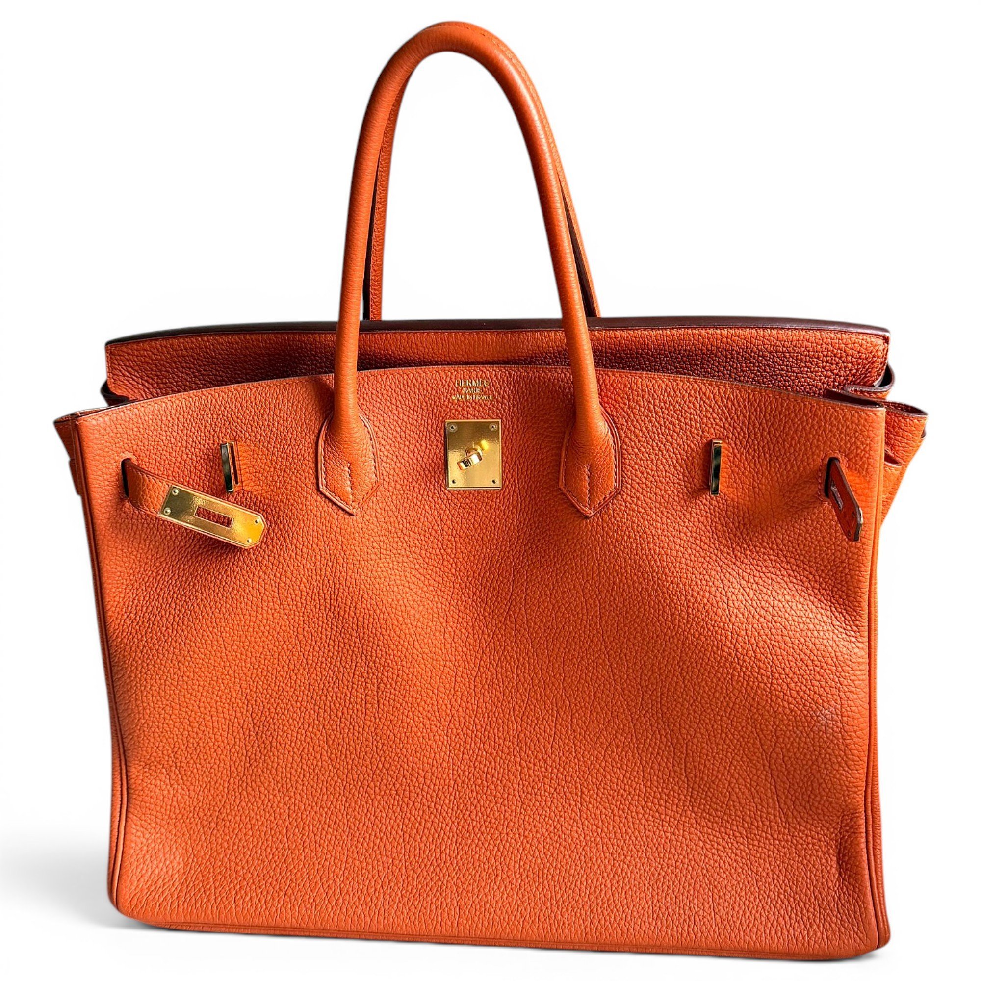 Birkin 40 leather handbag