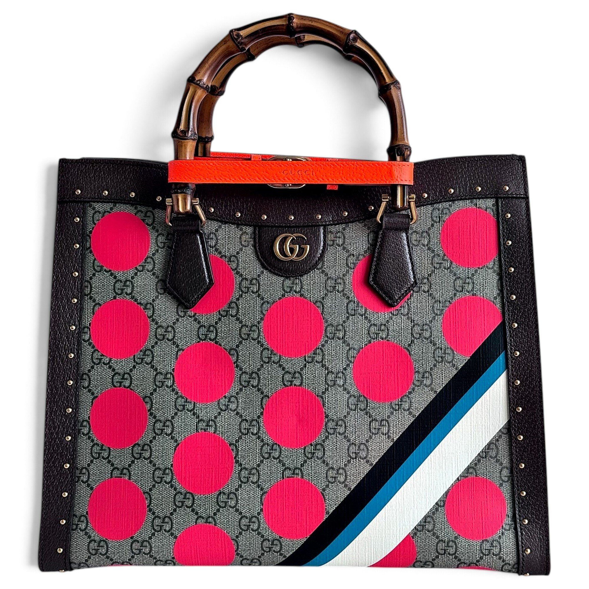 Diana Bamboo leather tote