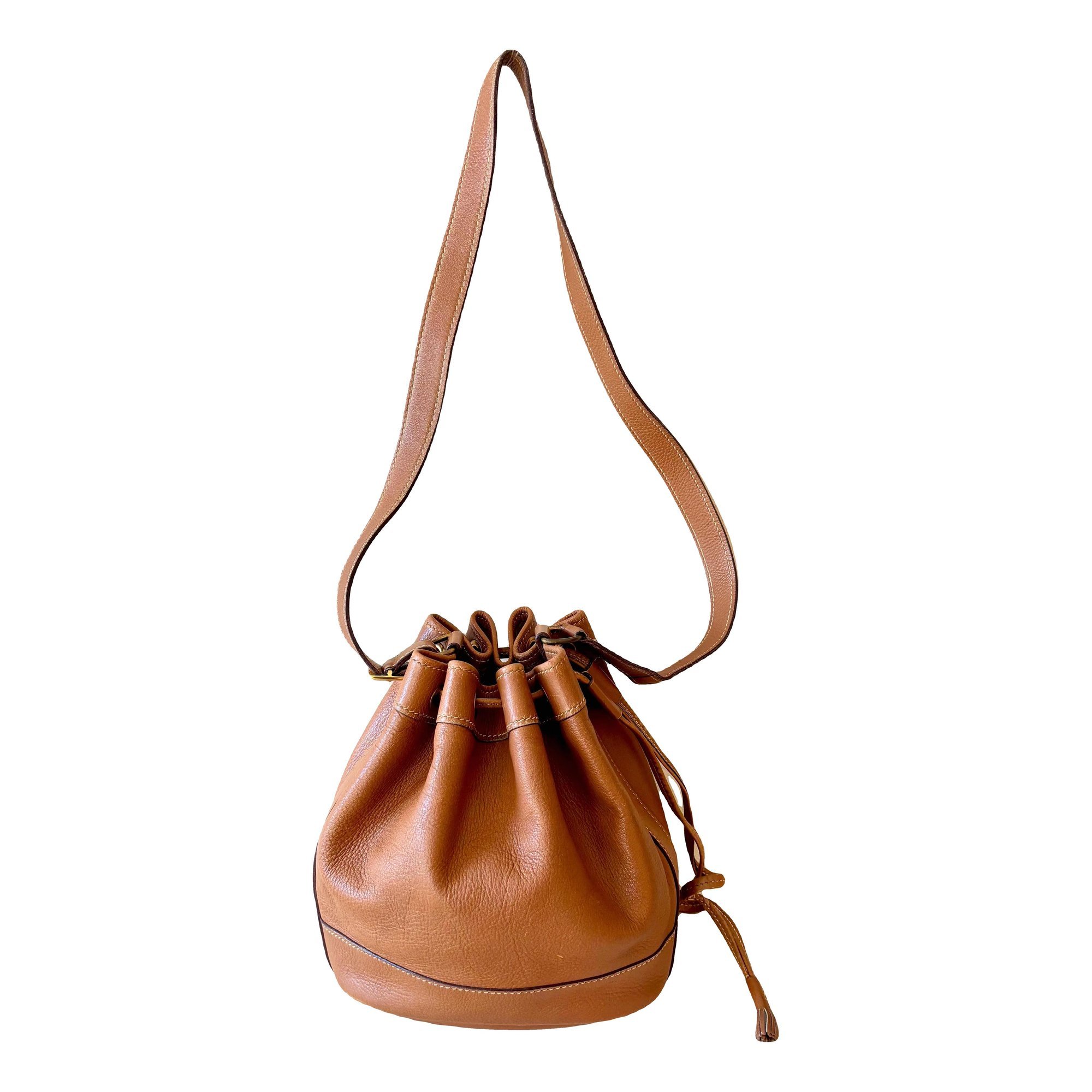 Hermes Market Handbag Gold 1985