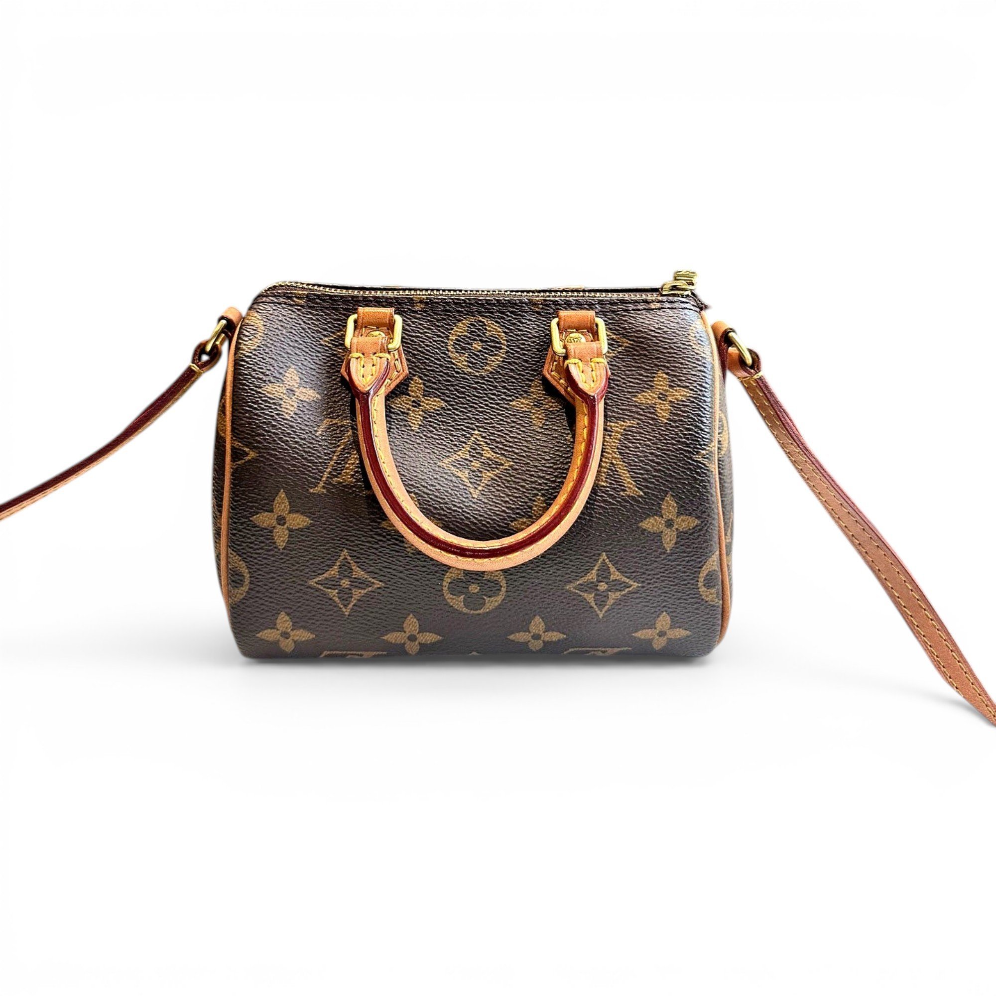 Nano Speedy / Mini HL leather handbag
