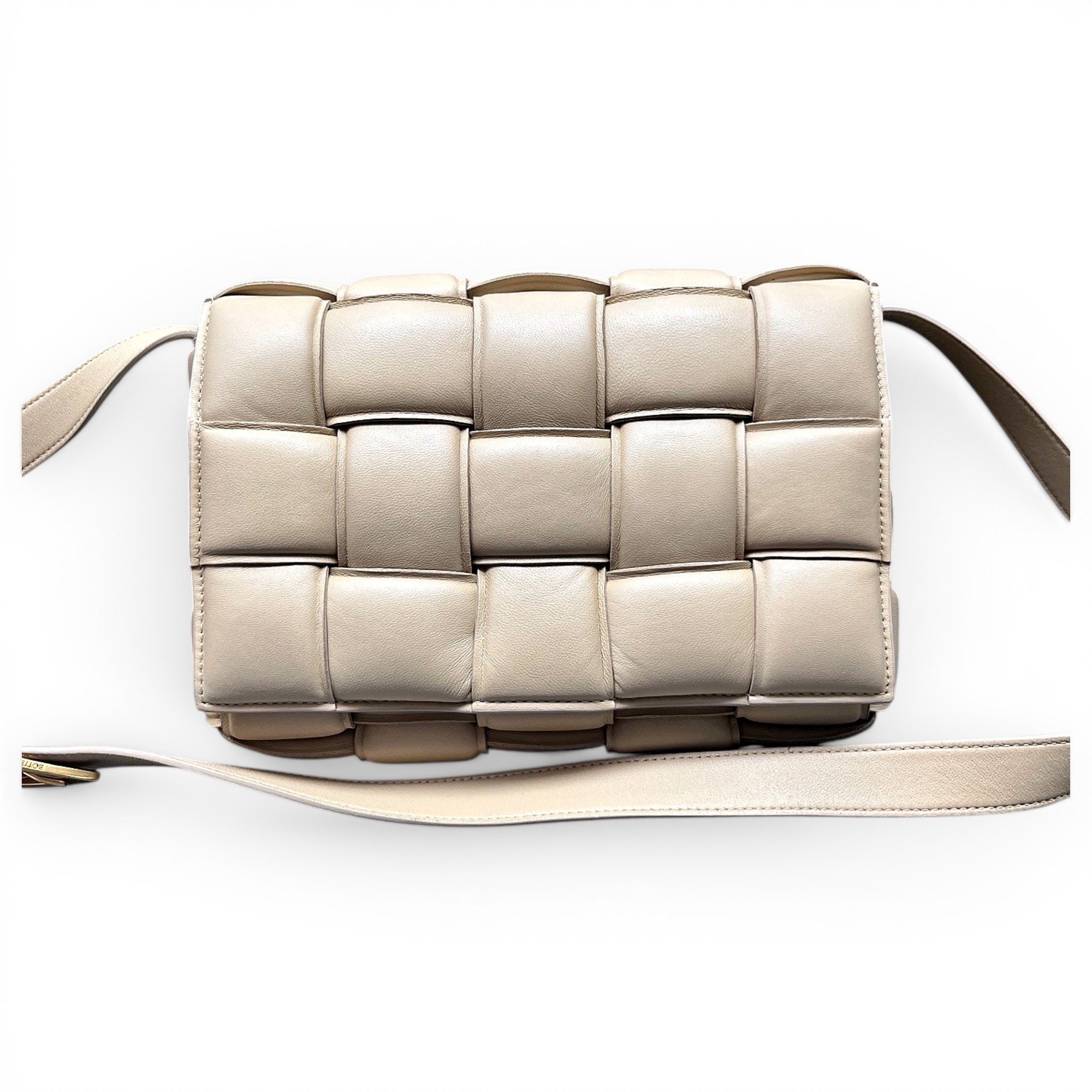 Cassette Padded leather handbag