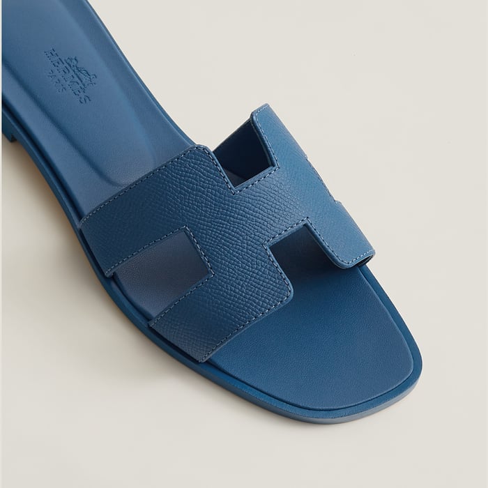 Bleu Bleuet Oran Sandal