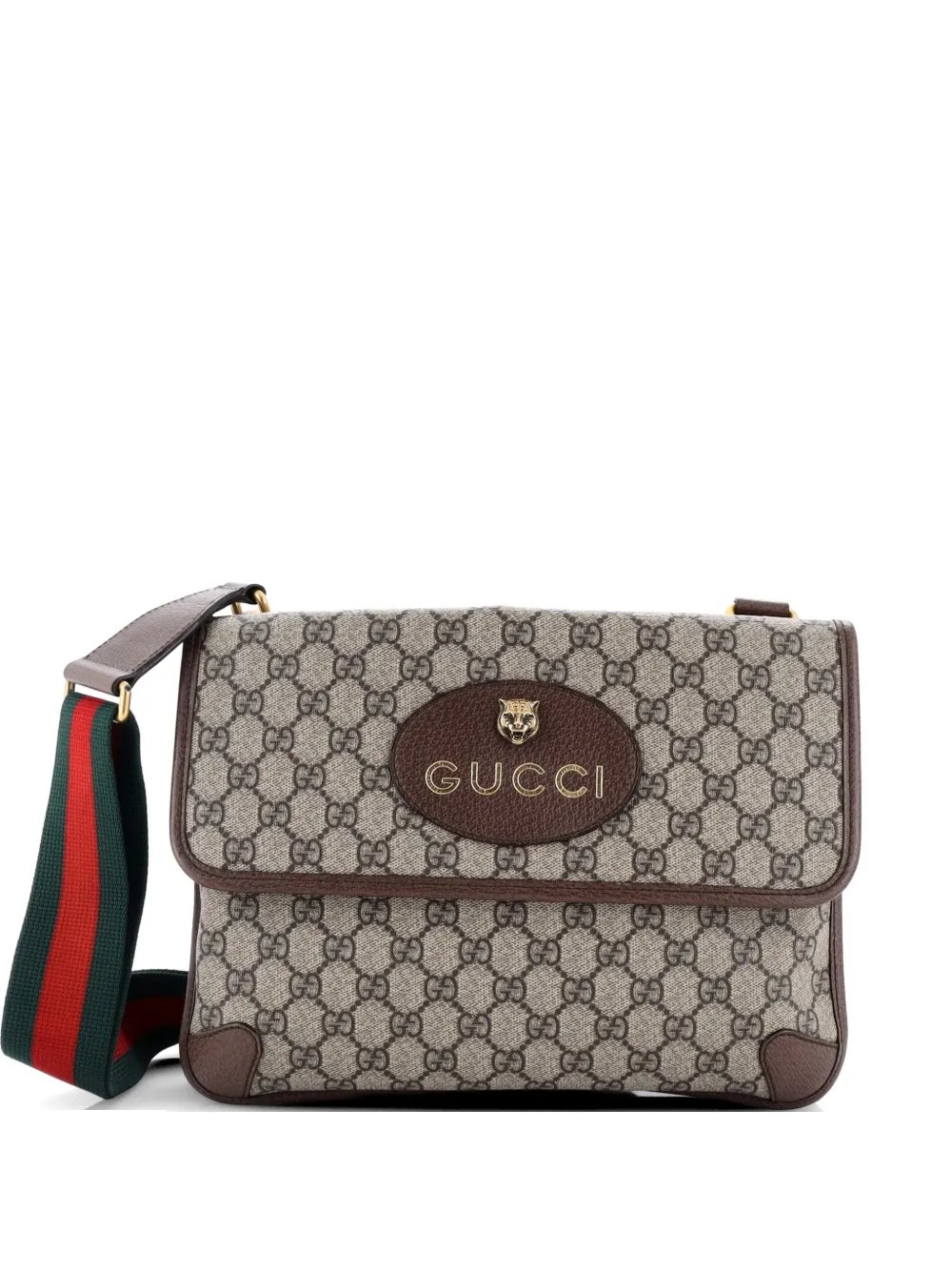 Neo Vintage Flap Messenger GG Coated Canvas Medium crossbody bag