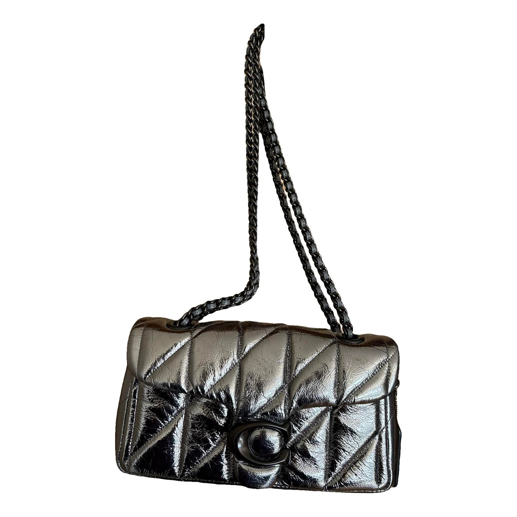Leather clutch bag