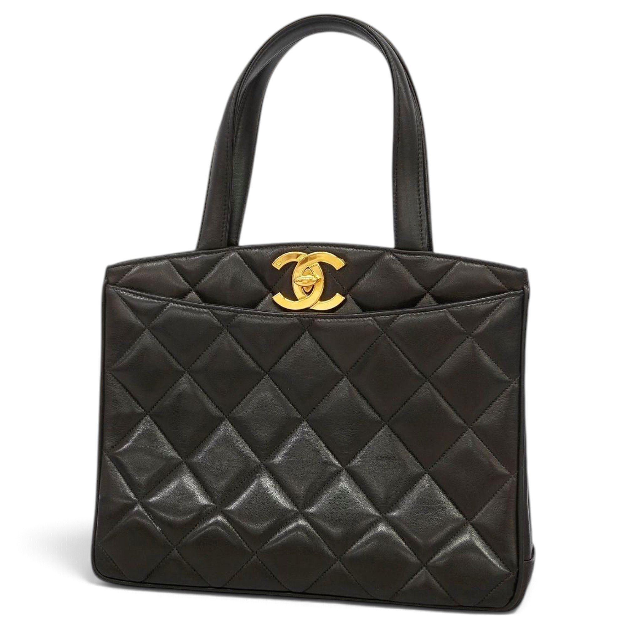 Médaillon leather tote