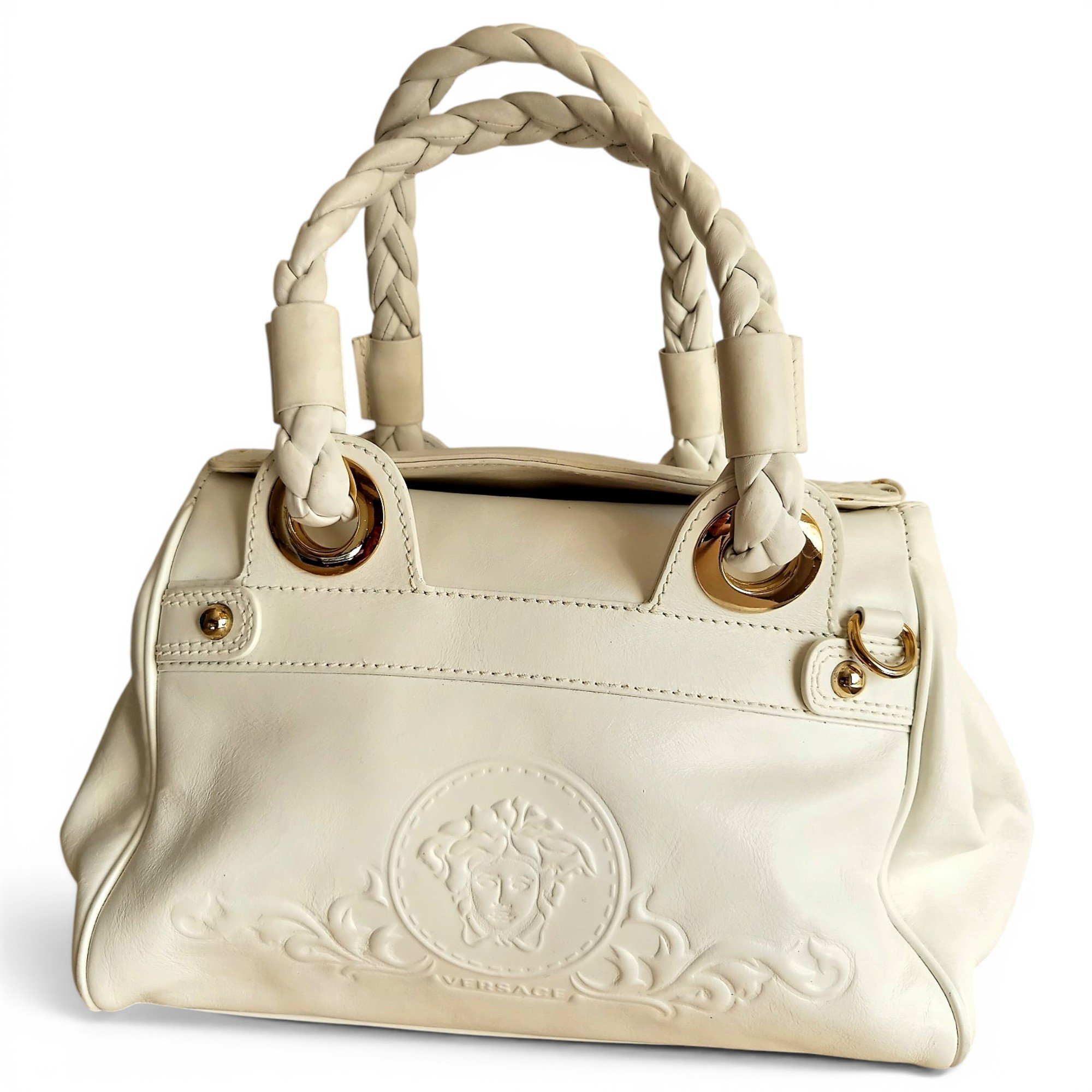 La Medusa leather handbag