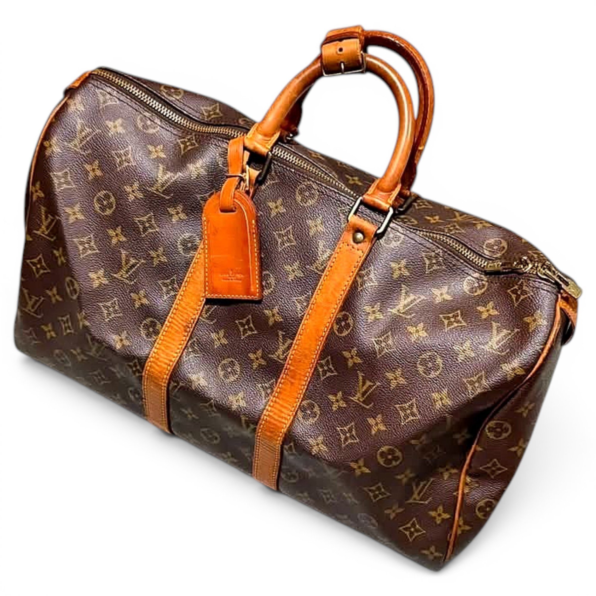 Keepall leather 48h bag
