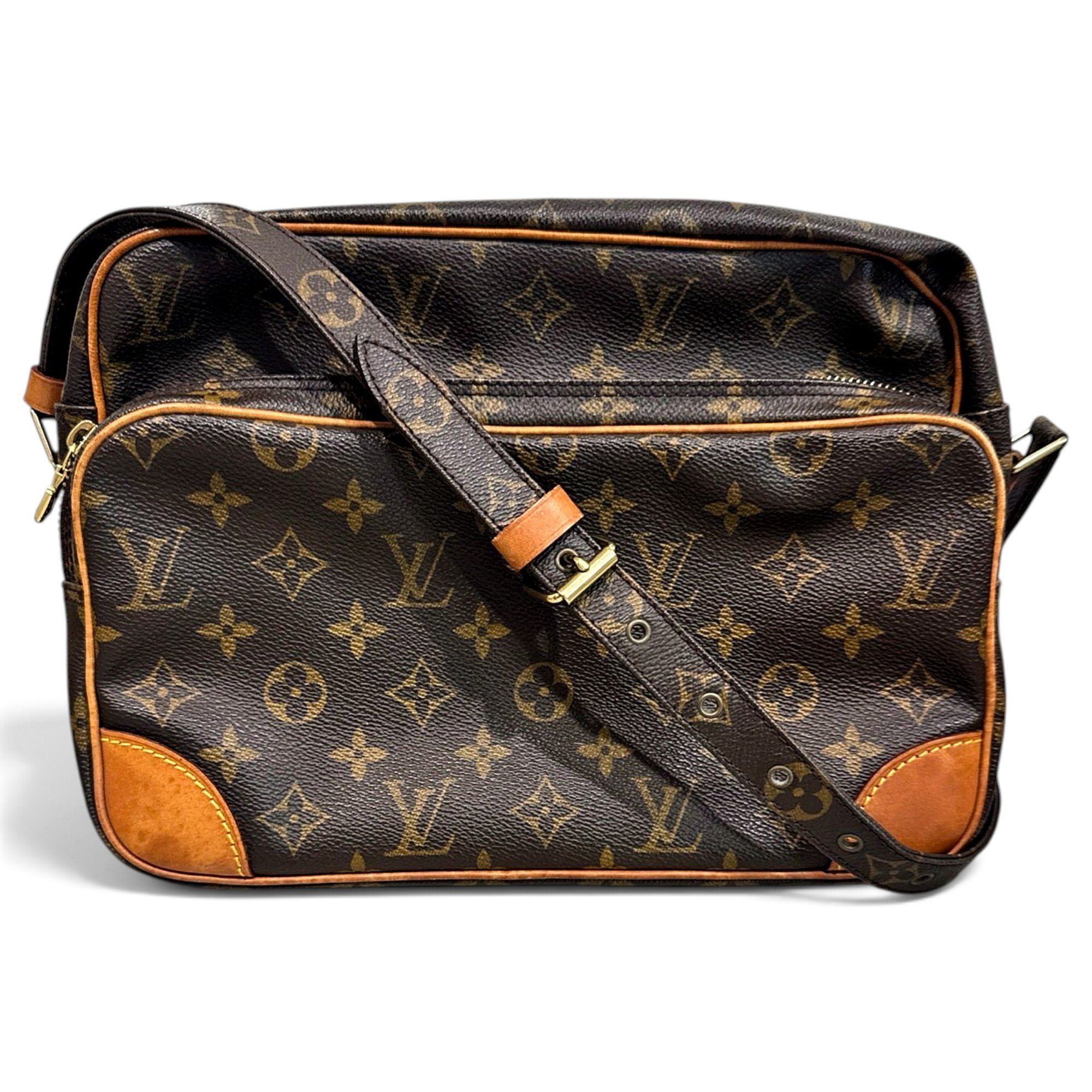 Nile leather crossbody bag