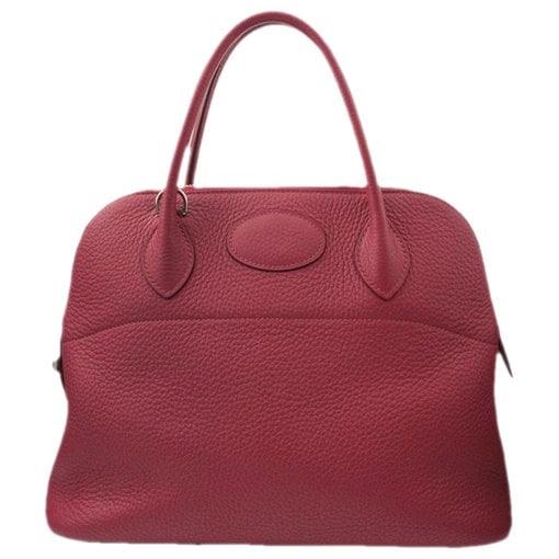 Leather clutch bag