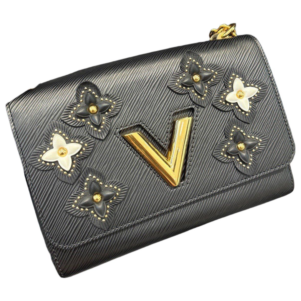 Twist leather crossbody bag