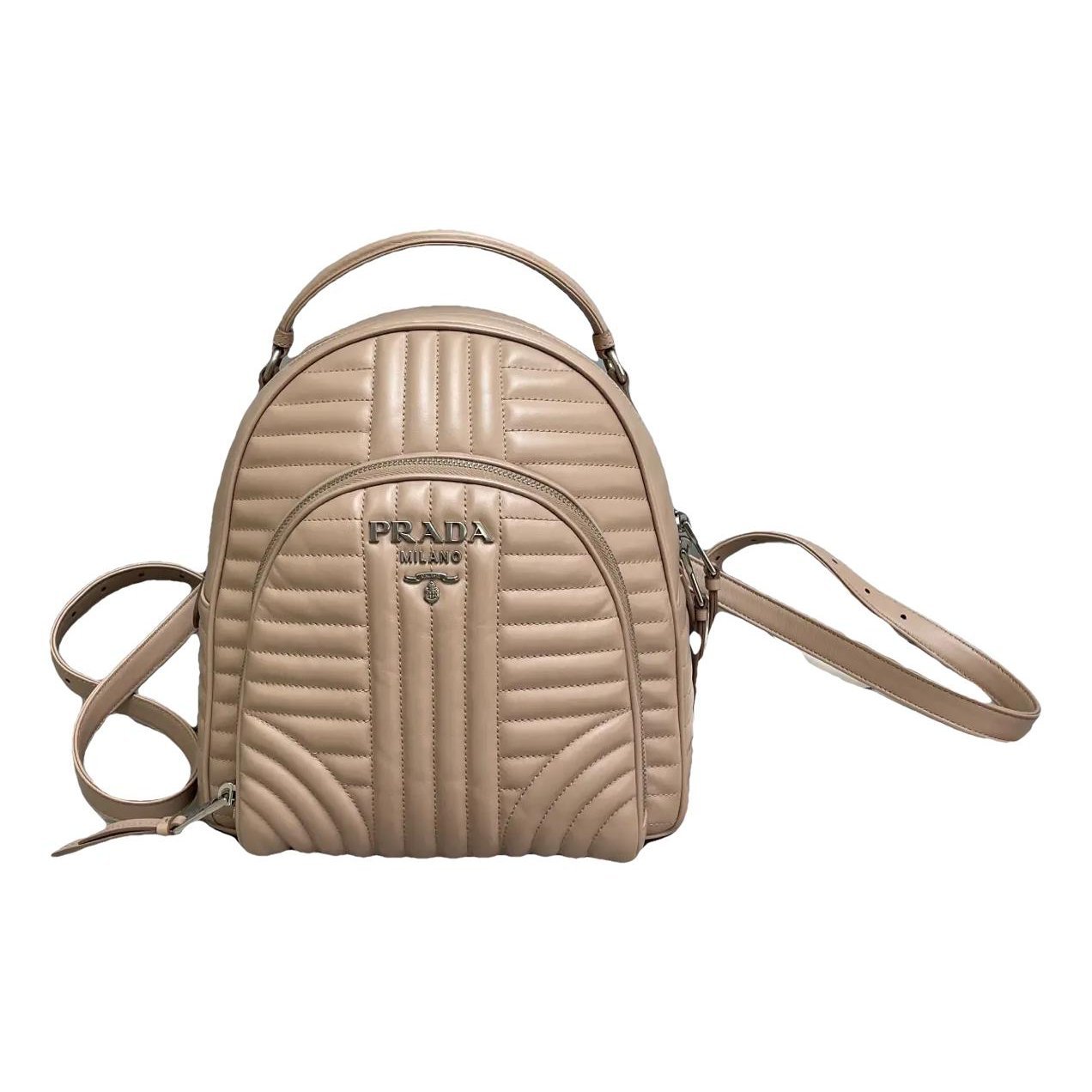 Leather backpack