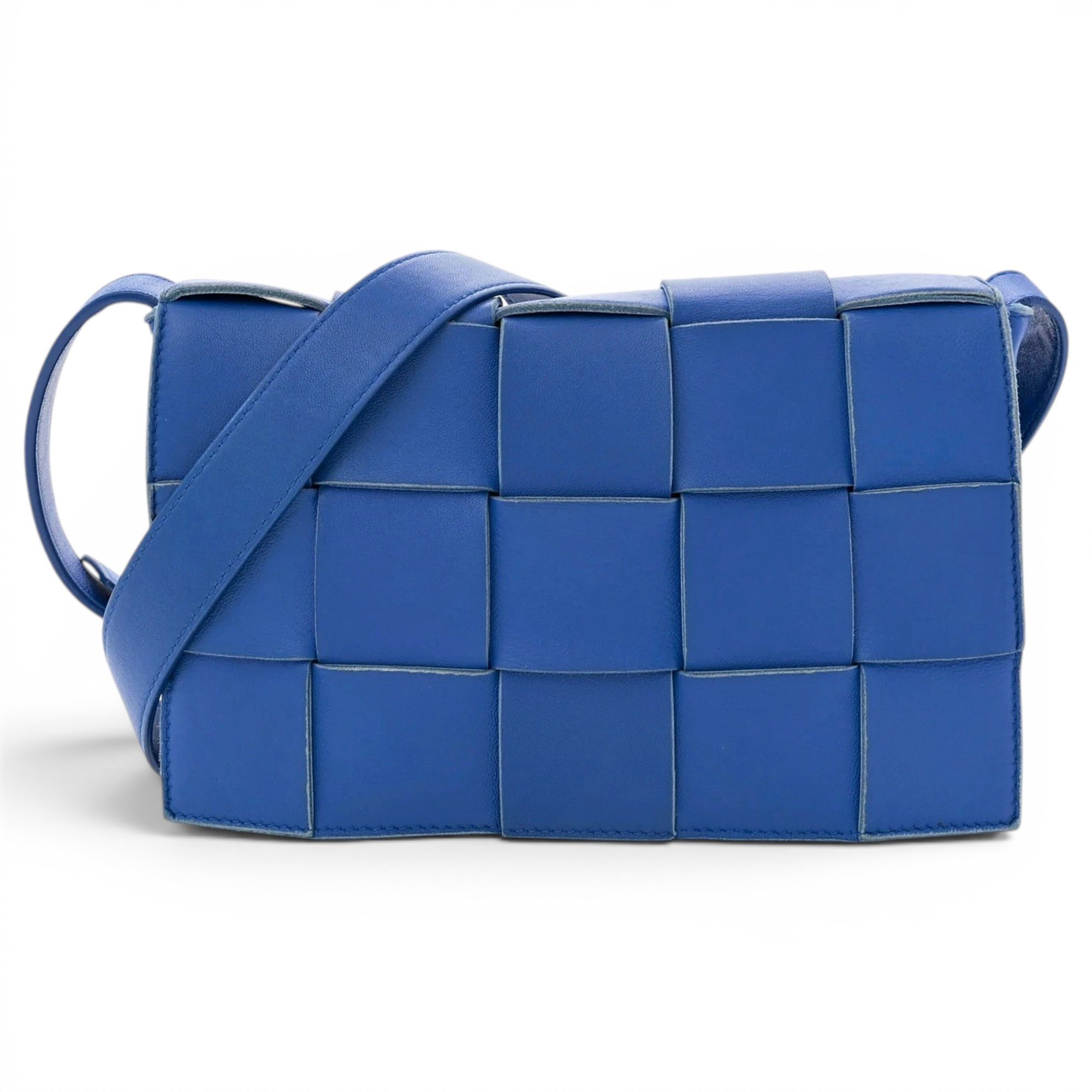 Cassette leather crossbody bag