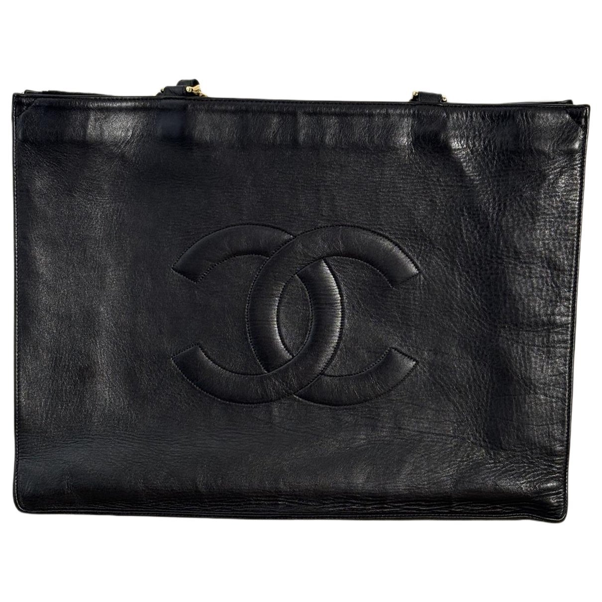 Grand shopping leather tote