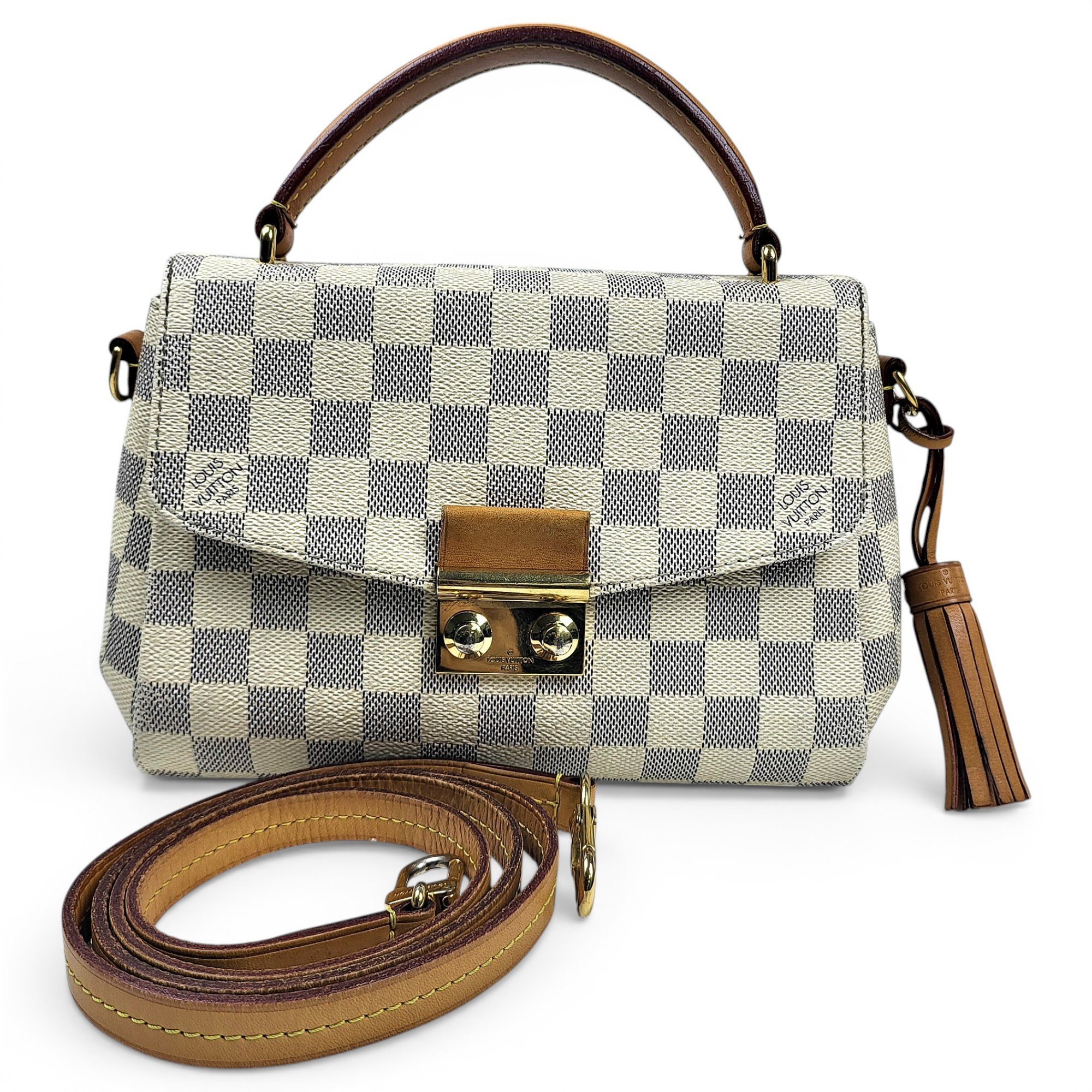 Croisette leather handbag
