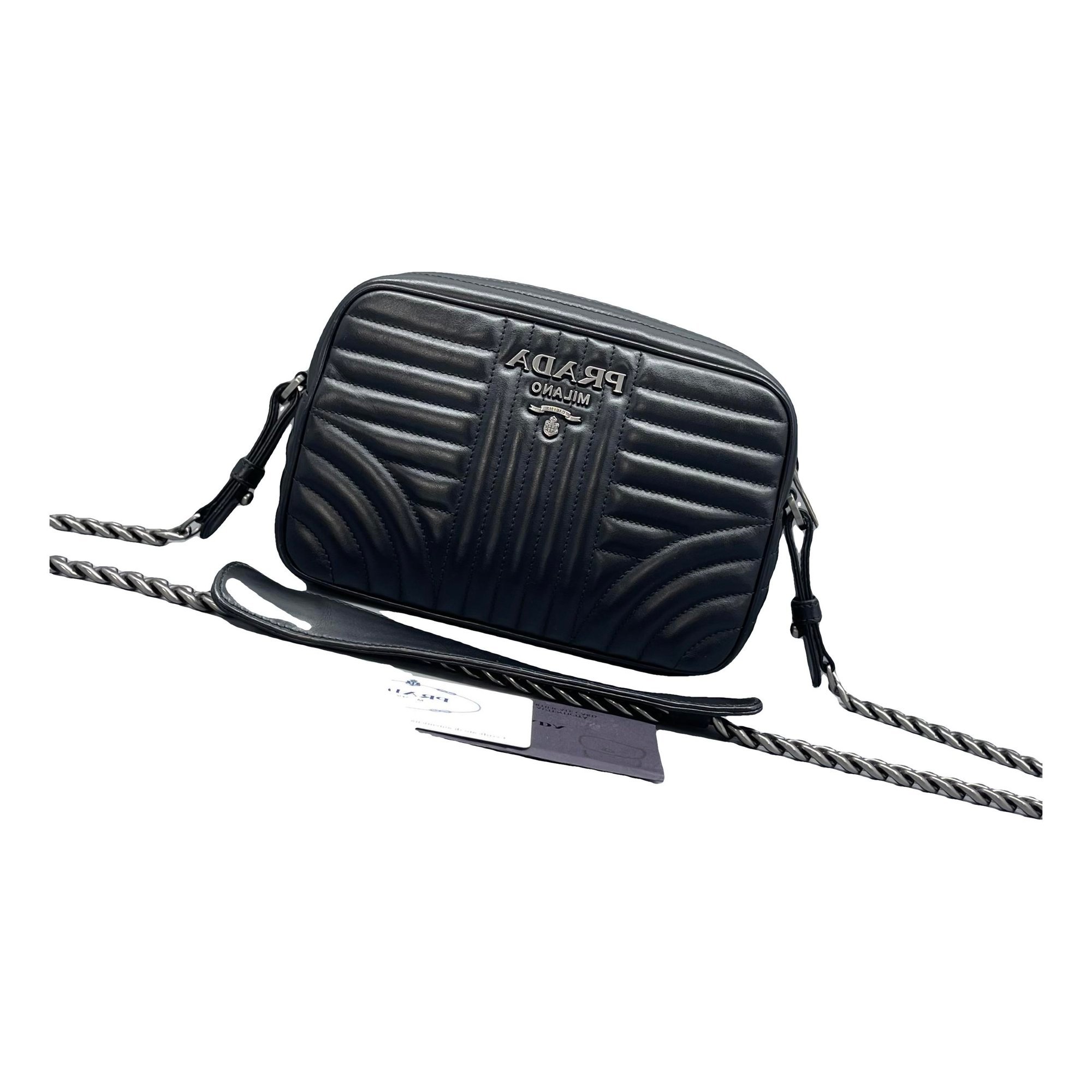 Diagramme leather handbag