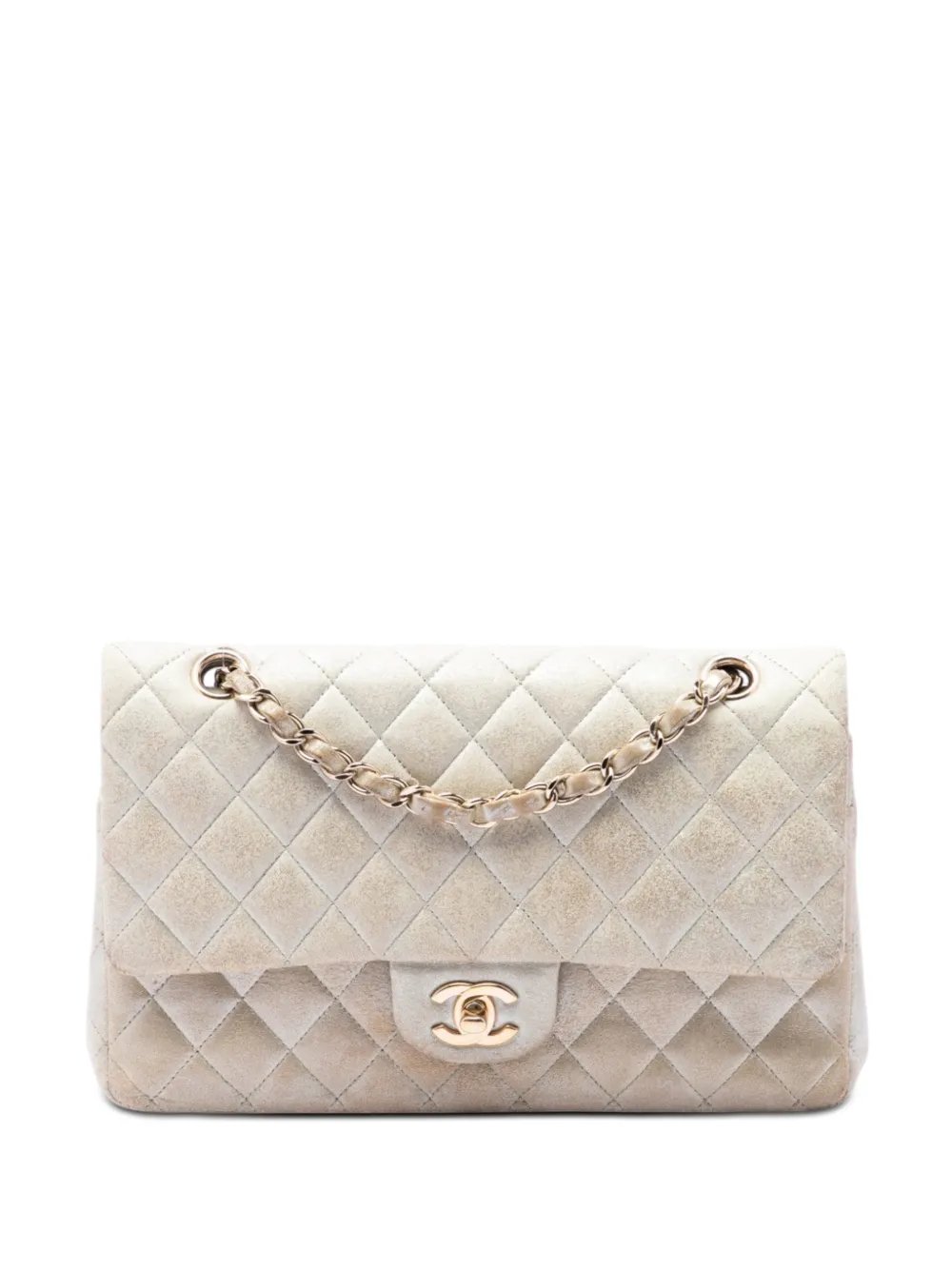 2011 Medium Classic Iridescent Lambskin Double Flap shoulder bag