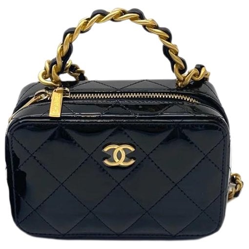 Patent leather mini bag