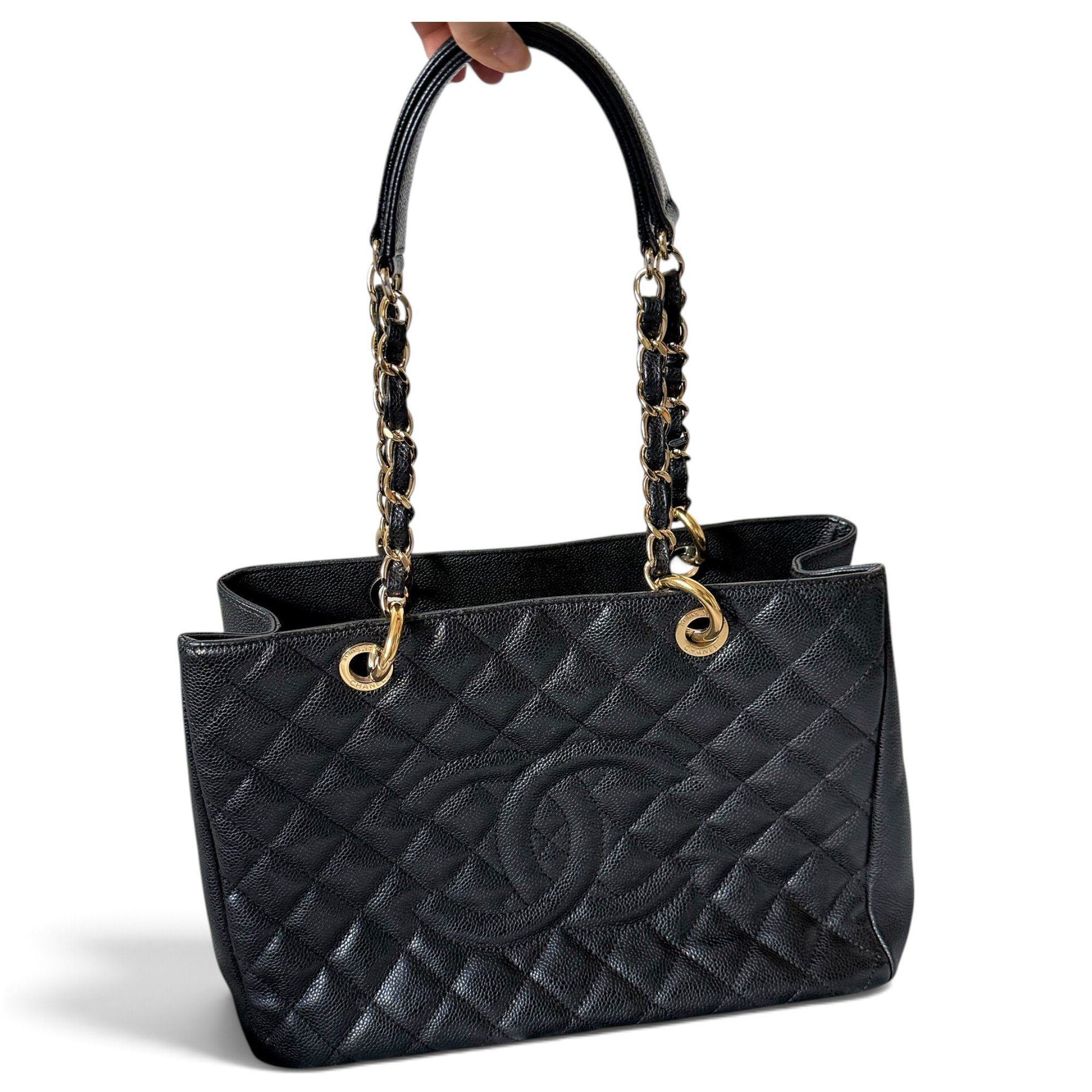 Grand shopping leather tote