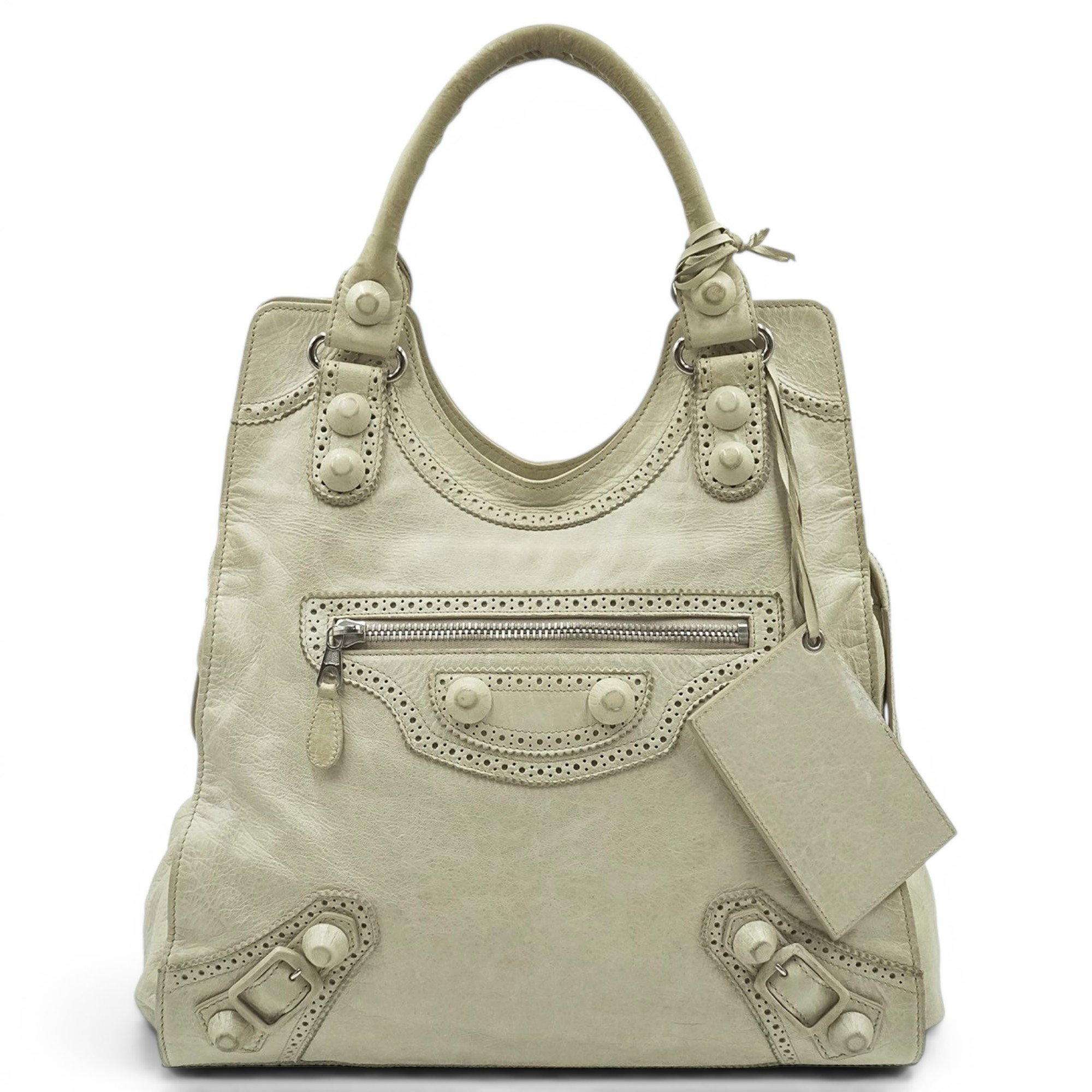 Leather handbag