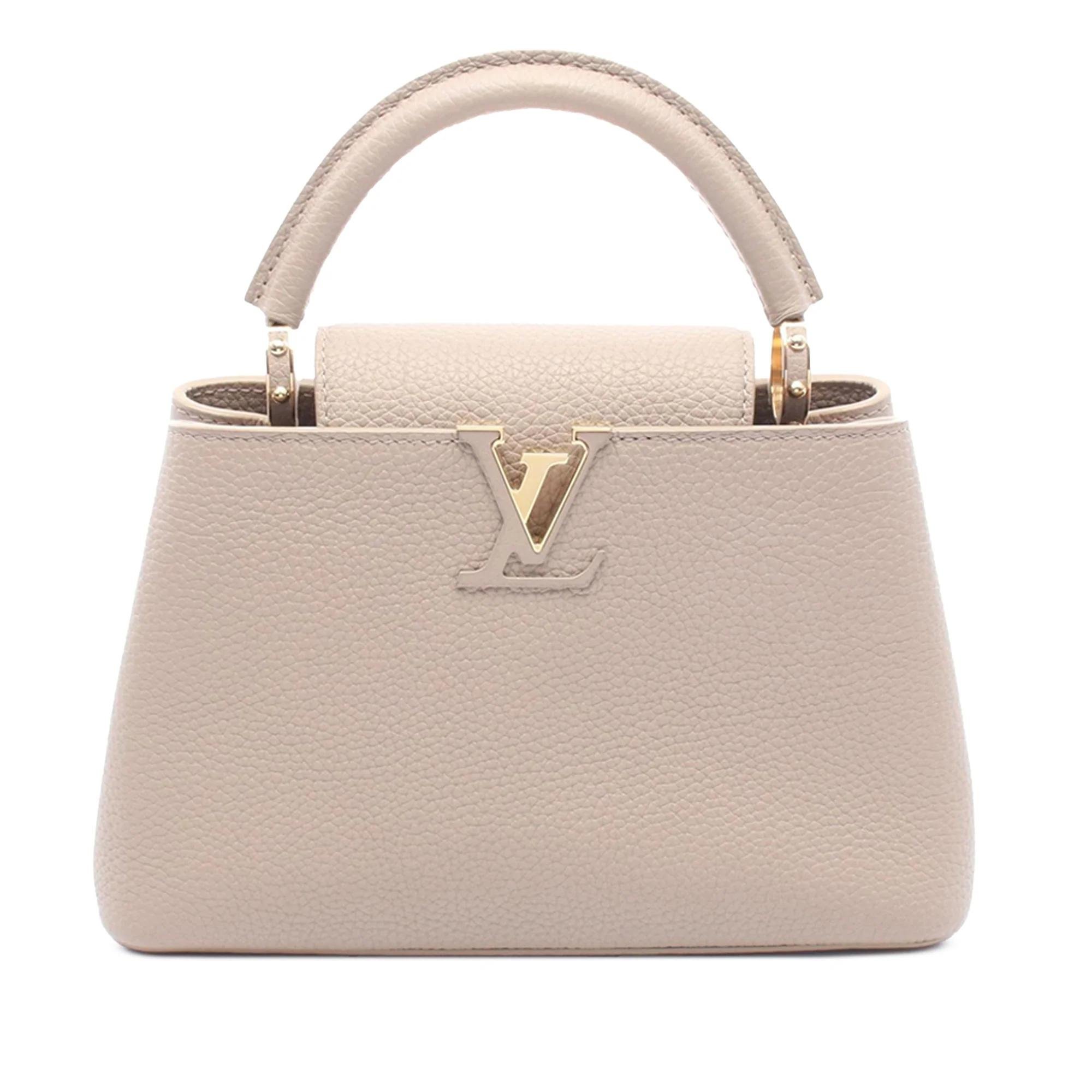 Capucines pony-style calfskin handbag